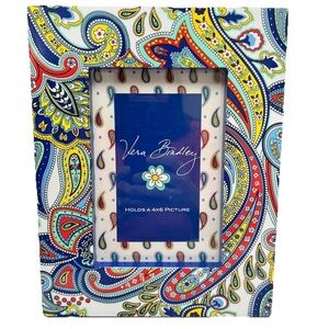 Vera Bradley Marina Paisley Picture Frame & Memo Set
